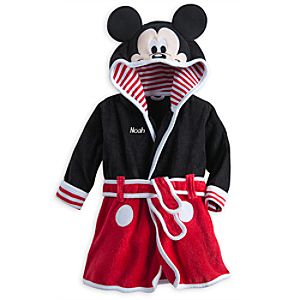 Mickey Mouse Bath Robe for Baby - Personalizable