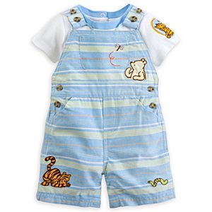 Winnie the Pooh and Tigger Dungaree Set for Baby
