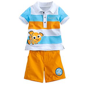 Nemo Polo Shirt and Shorts Set for Baby - Personalizable