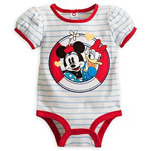 Minnie Mouse and Daisy Duck Disney Cuddly Bodysuit for Baby