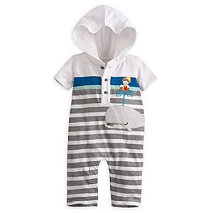 Pinocchio and Monstro Romper for Baby