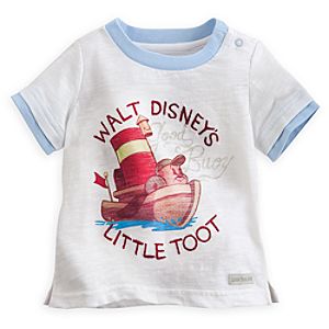 Little Toot Ringer Tee for Baby