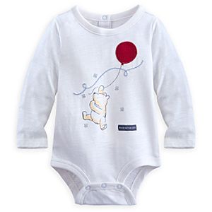 Winnie the Pooh Long Sleeve Disney Cuddly Bodysuit for Baby