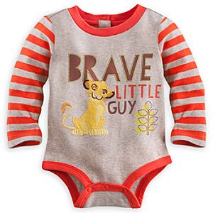 Simba Long Sleeve Disney Cuddly Bodysuit for Baby
