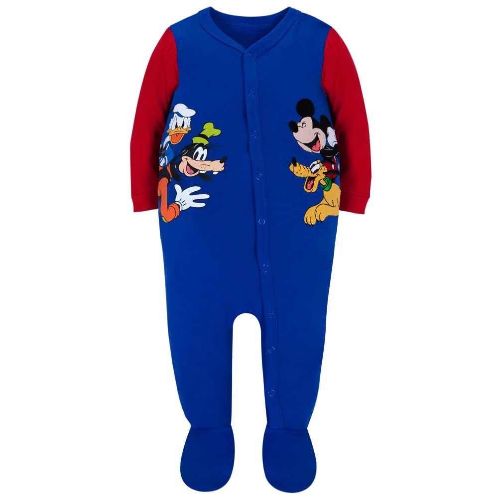 Personalizable Mickey Mouse and Friends Stretchie for Baby Boys