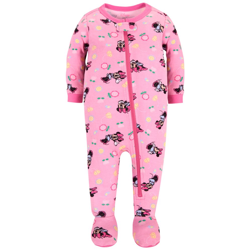 Pink Minnie Mouse Stretchie for Baby Girl