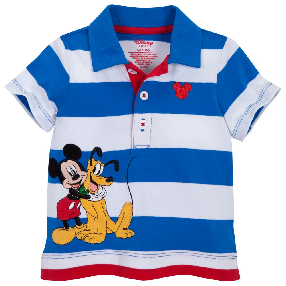 Pluto and Mickey Mouse Polo for Baby Boys