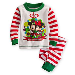 Minnie and Mickey Mouse PJ Pal for Baby - Holiday