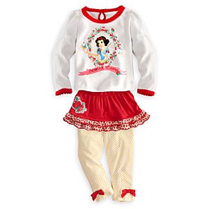 Snow White Shirt, Skirt and Leggings Set for Baby