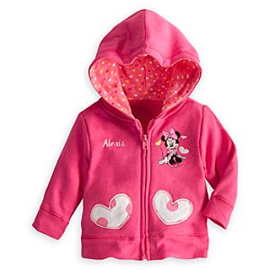 Minnie Mouse Hooded Jacket for Baby - Personalized