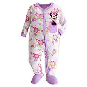 Minnie Mouse Stretchie Sleeper for Baby