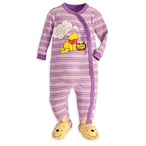 Winnie the Pooh Stretchie Sleeper for Baby