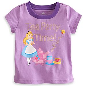 Alice in Wonderland tee for Baby