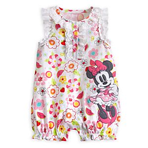 Minnie Mouse Knit Romper for Baby