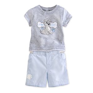 Tramp Tee and Shorts Set for Baby