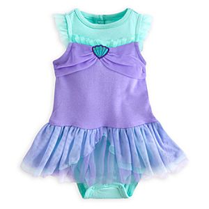 Ariel Disney Cuddly Bodysuit Costume for Baby