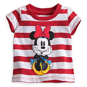 Minnie Mouse Striped Tee for Baby