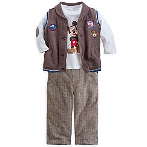 Mickey Mouse Woven Pants Set for Baby