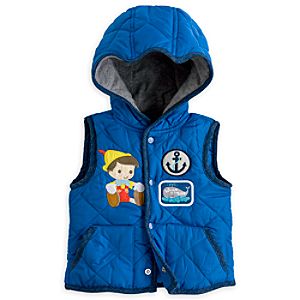 Pinocchio Hooded Vest for Baby