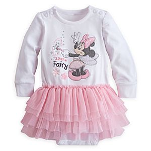 Minnie Mouse Disney Cuddly Bodysuit with Tutu for Baby