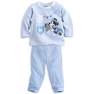 Mickey Mouse Knit Tee and Pants Set for Baby