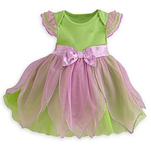 Tinker Bell Disney Cuddly Bodysuit Costume for Baby
