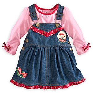 Jessie Overall Dress Set with Tee for Baby