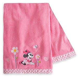 Minnie Mouse Swim Towel for Baby - Personalizable
