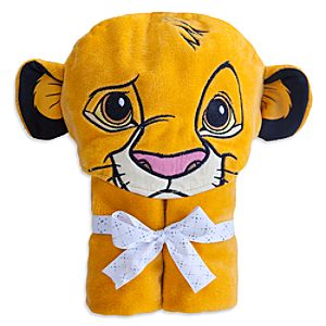 Simba Hooded Towel for Baby - Personalizable