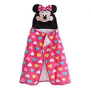 Minnie Mouse Hooded Towel for Baby - Personalizable