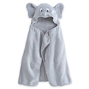 Dumbo Hooded Towel for Baby - Personalizable