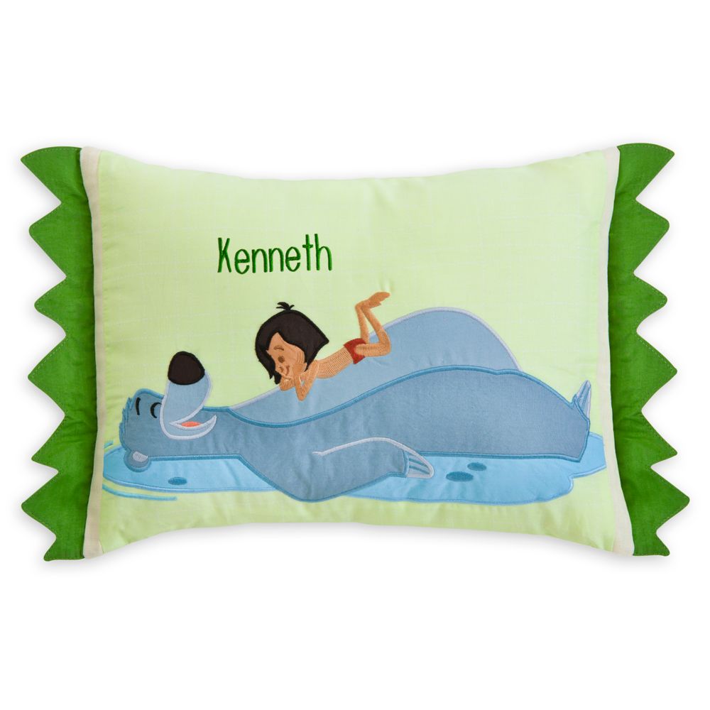 Mowgli and Baloo Pillow for Baby - The Jungle Book - Personalizable