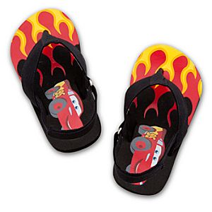 Lightning McQueen Flip Flops for Boys