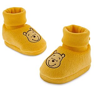 Winnie the Pooh Plush Slippers for Baby