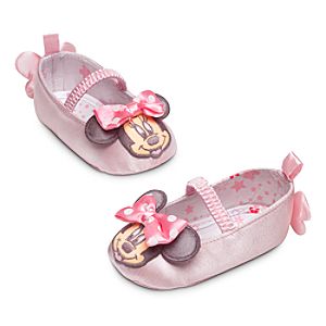 Minnie Mouse Satin Shoes for Baby