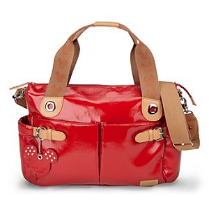 Mickey Mouse Diaper Bag by Storksak - Patent Red