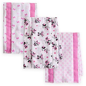 Minnie Mouse Burping Cloths Set for Baby
