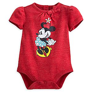 Minnie Mouse Vintage Disney Cuddly Bodysuit for Baby