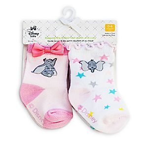 Dumbo Socks for Baby - 2-Pack - Pink