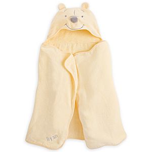 Winnie the Pooh Hooded Towel for Baby - Personalizable