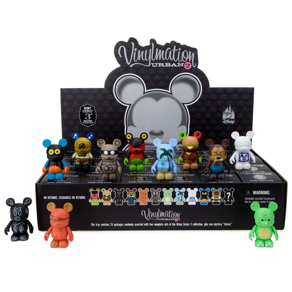 Vinylmation Urban 3 Series Figures - 3'' - Tray of 24-Pc.
