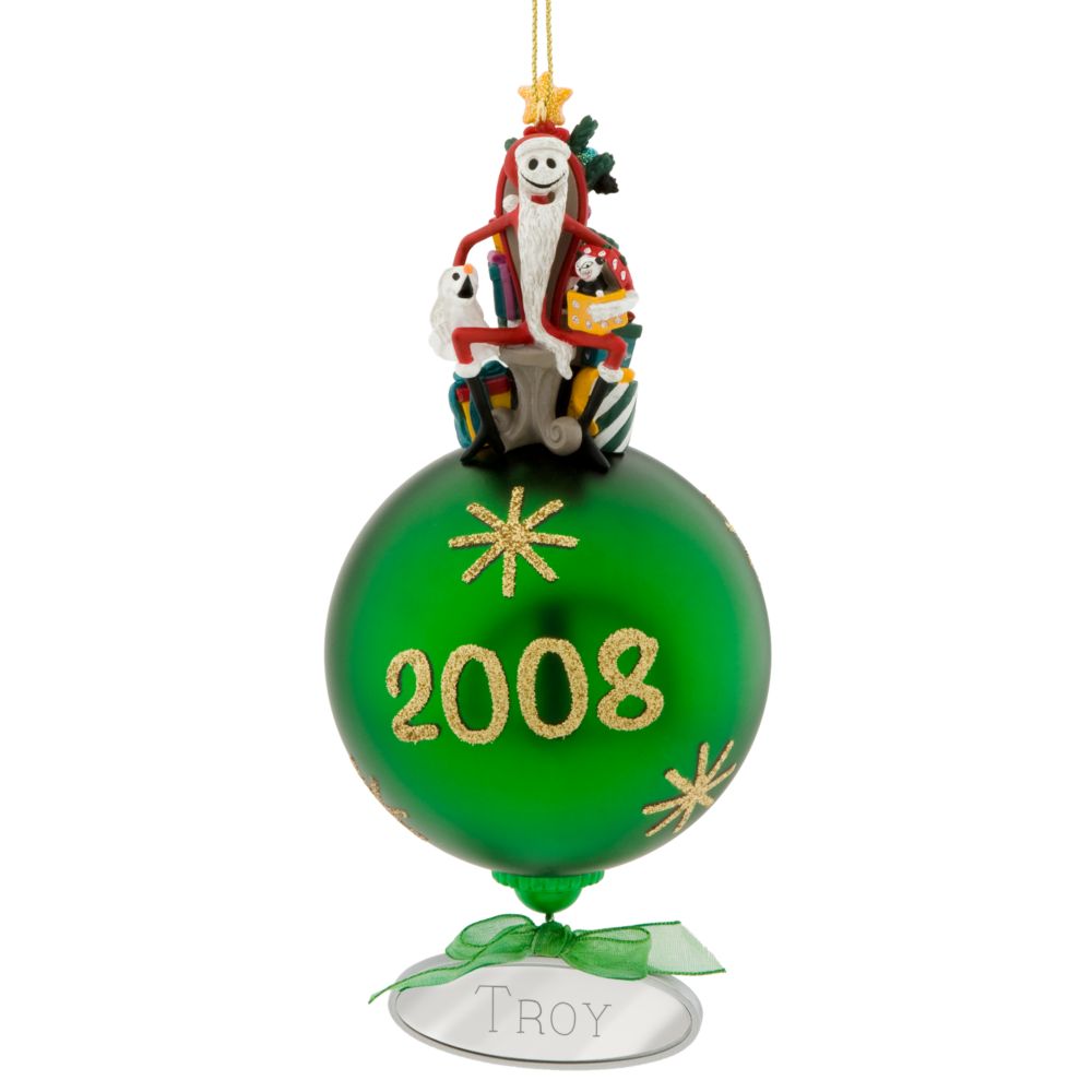 Personalized 2008 Jack Skellington Ornament