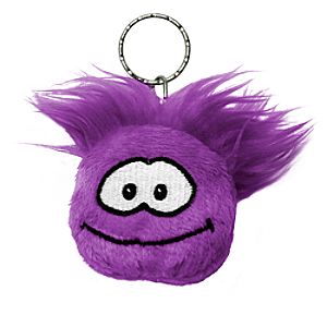 Club Penguin Purple Puffle Keychain