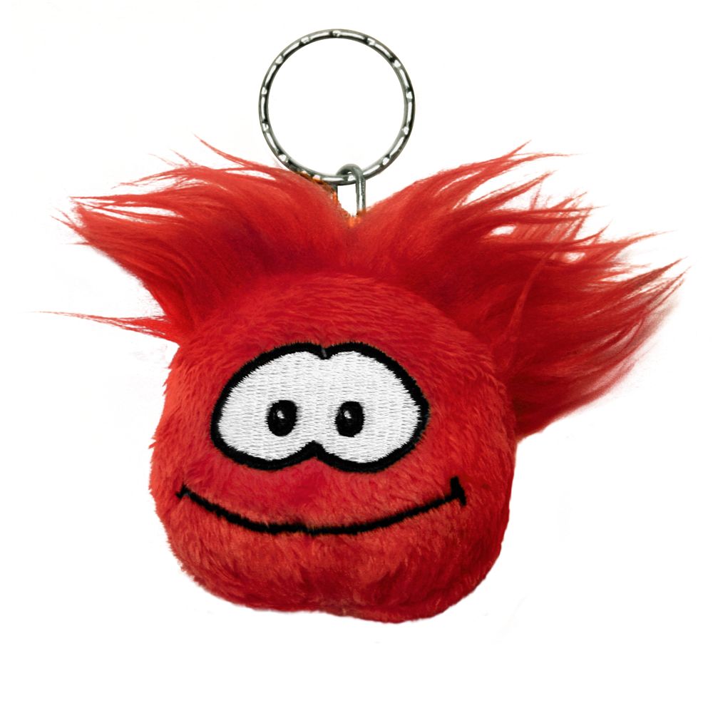 Club Penguin Red Puffle Keychain