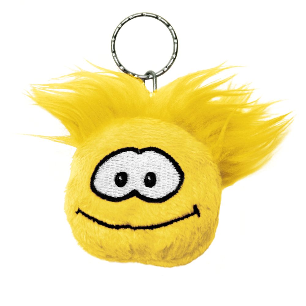 Club Penguin Yellow Puffle Keychain