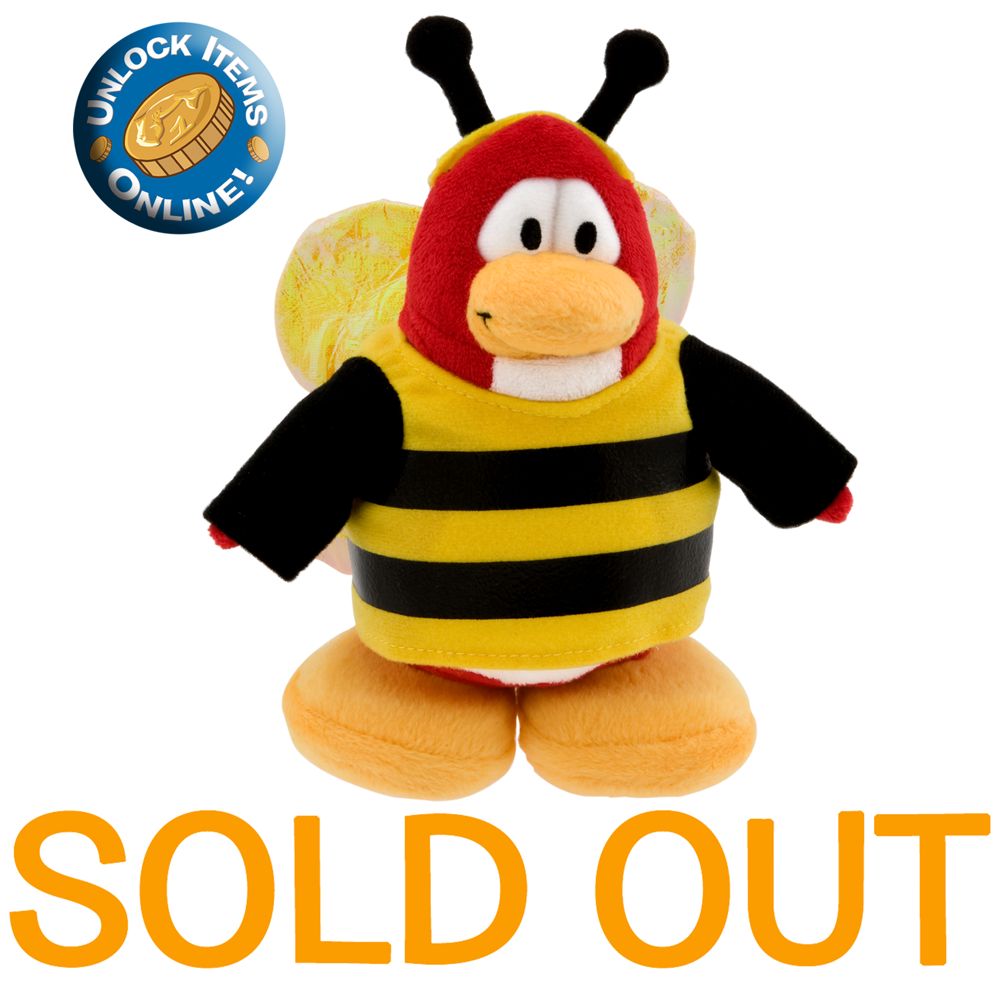 Club Penguin 6.5'' Limited Edition Penguin Plush - Bumble Bee