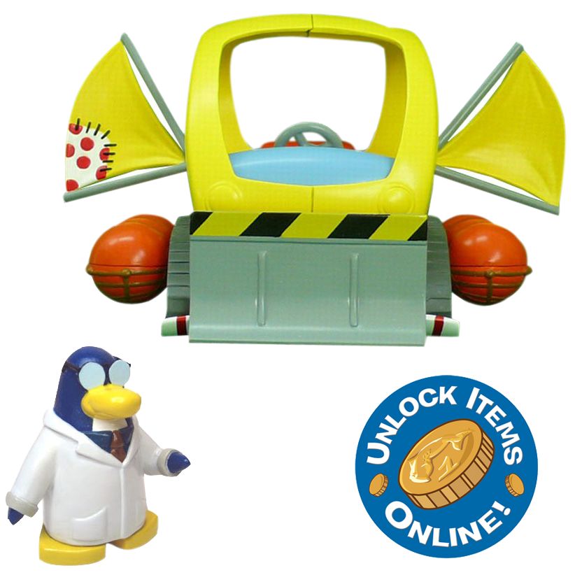 Club Penguin Snow Trekker Vehicle with Gary the Gadget Guy