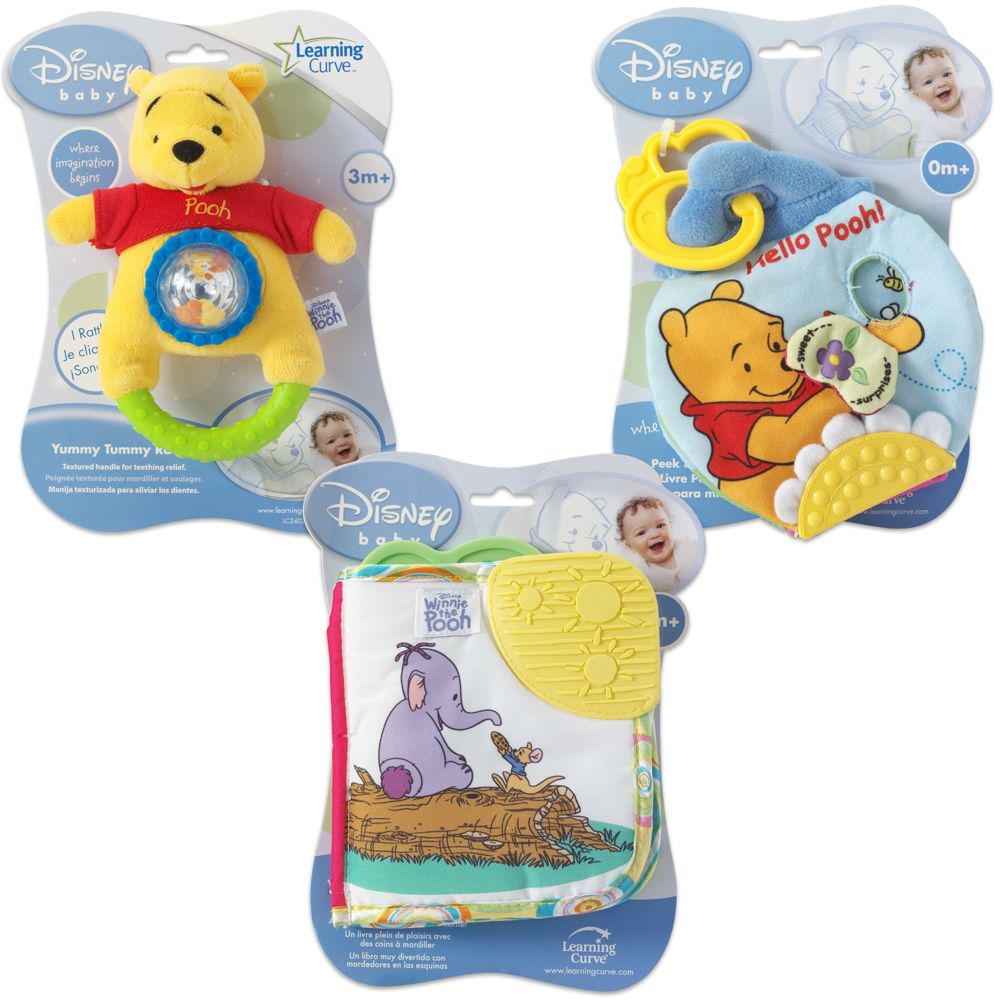 3-Pc. Winnie the Pooh Baby Toy Assortment