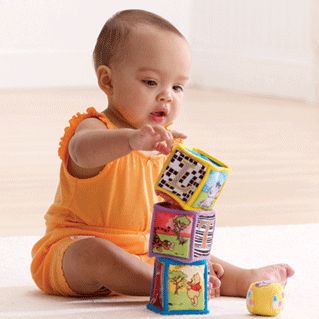 3-Pc. Peek-a-Boo Winnie the Pooh Soft Blocks Set
