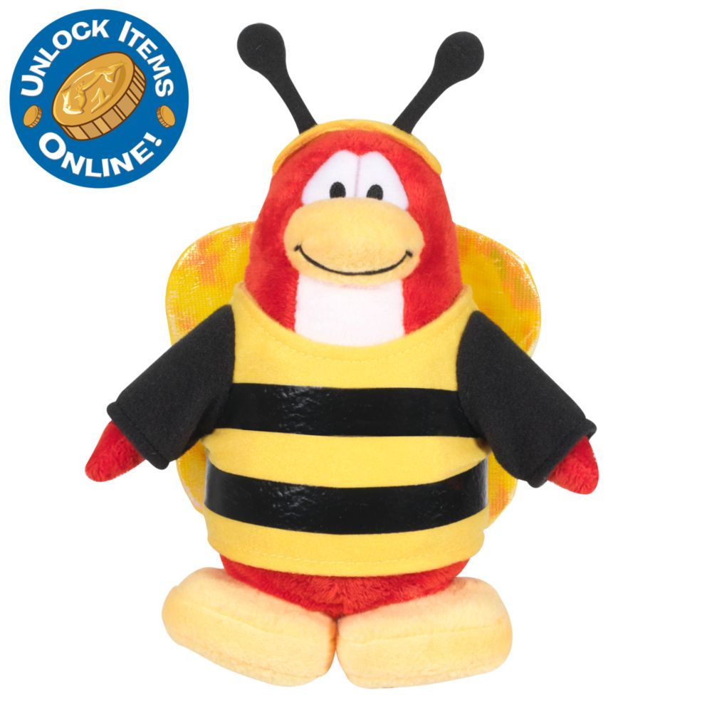Club Penguin 6 1/2'' Limited Edition Penguin Plush - Bumble Bee